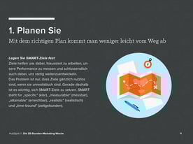 Die 35-Stunden-Marketing-Woche – Beispielseite