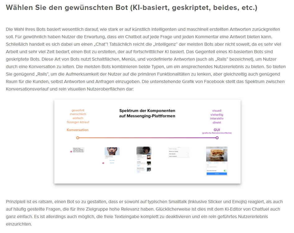 Ihr erster Chatbot: Ein Leitfaden für Anfänger – Beispielbild
