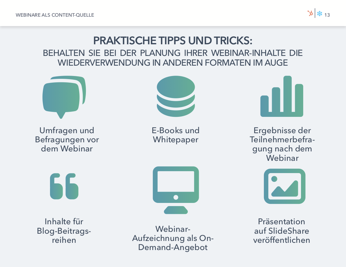 GoToWebinar & HubSpot | Webinare als Content-Quelle | Vorschaubild 5