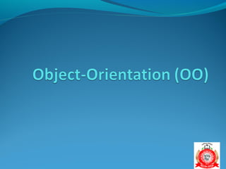 Object oriented programming (oop)   cs304 power point slides lecture 01