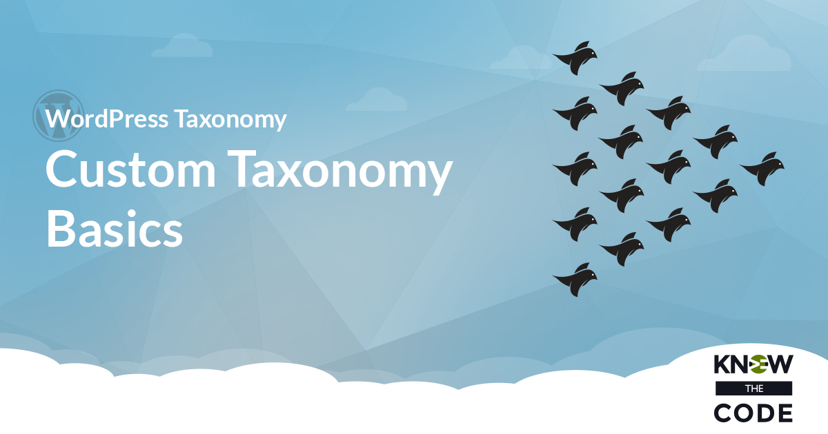 WordPress Custom Taxonomy Basics
