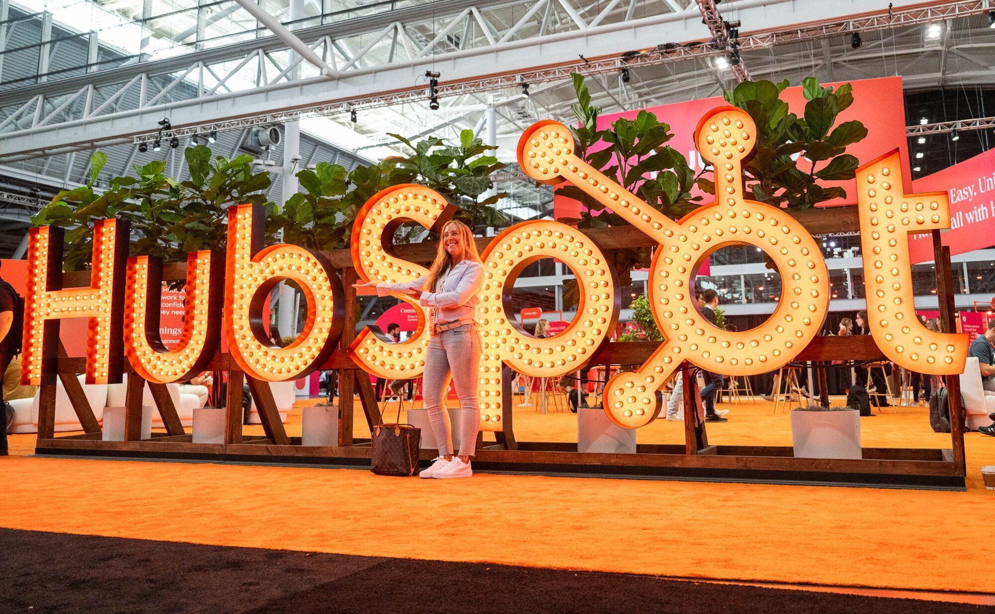 HubSpot sign at INBOUND 2024