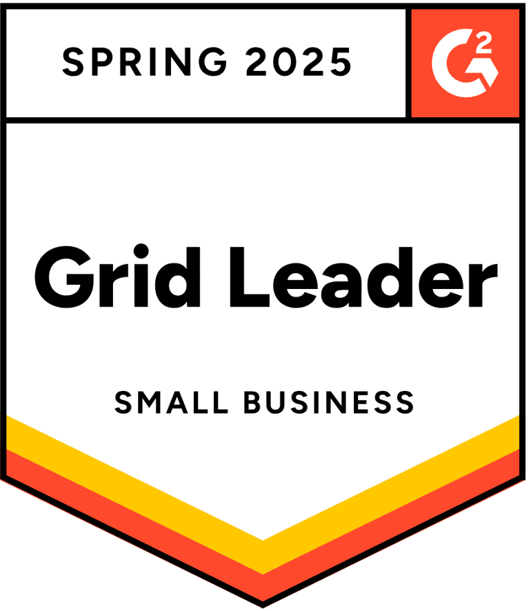 G2-Badge für Leader Small Business Winter 2023