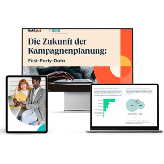 E-Book zur Kampagnenplanung in verschiedenen Geräten dargestellt