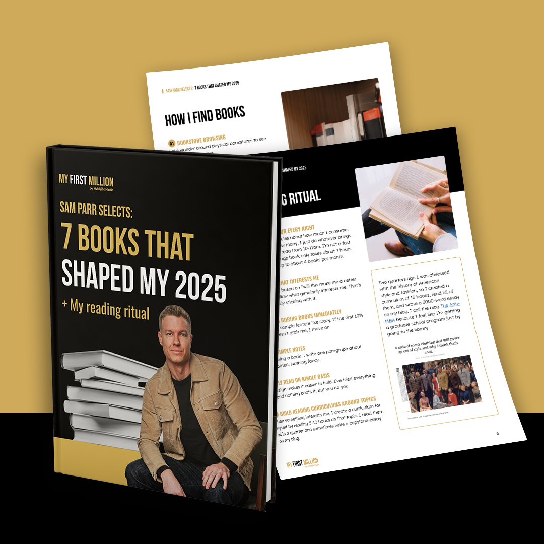 Sam Parr Book Recommendations