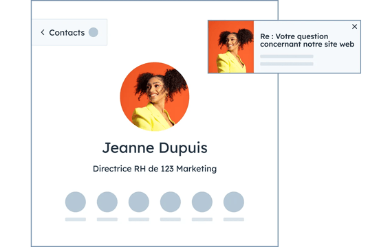 Notification d'ouverture d'e-mail reçue automatiquement lorsqu'un prospect a lu l'e-mail